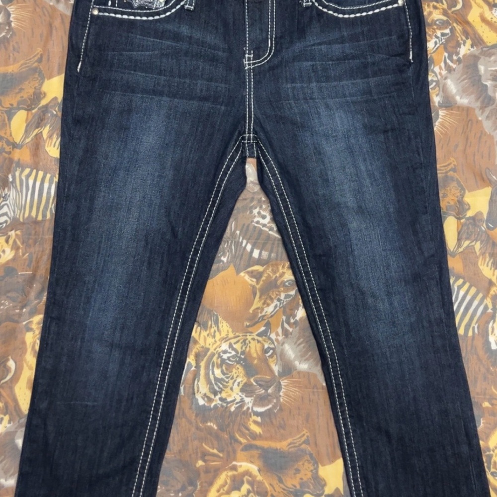 Soundgirl navy blue Straight Leg Jeans